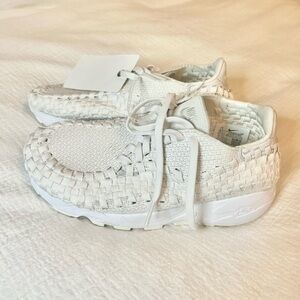 Nike White Sneakers with Moccasin-Inspired Design